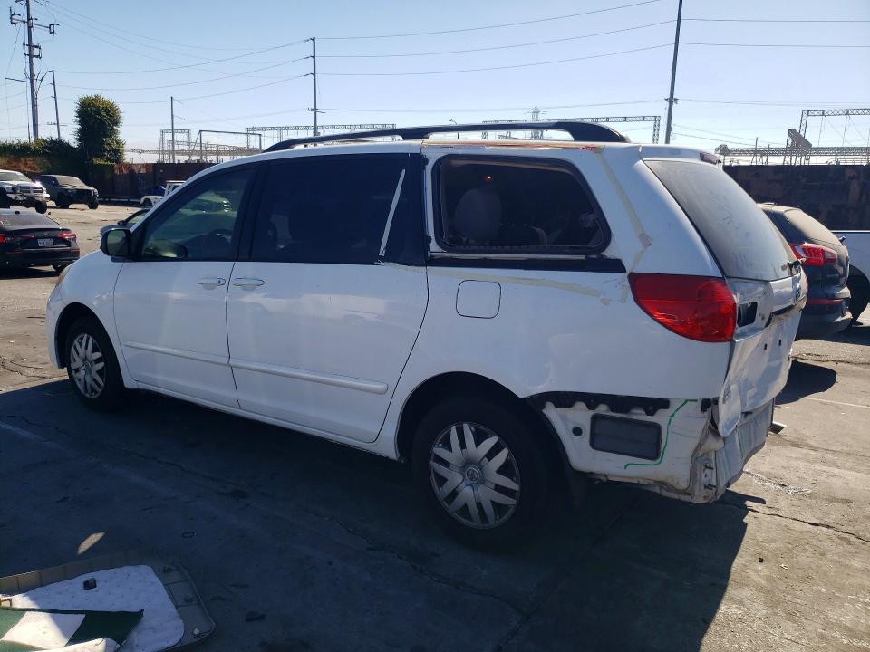2009 Toyota Sienna VIN 5TDZK23C39S266304 COPART salvage auction — SIDE, CA - SALVAGE CERTIFICATE, sold $850 on 2026-07-31 (photo 2)