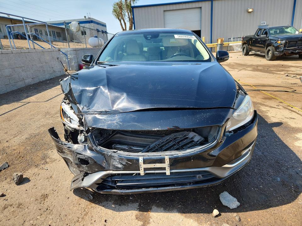 2015 Volvo S60 VIN YV140MFK0F1356687 COPART salvage auction — FRONT END, Nm - Cert Of Title-Salvage, sold $475 on 2026-08-06 (photo 5)
