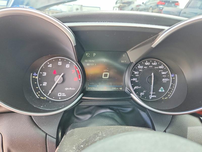 2017 Alfa romeo Giulia VIN ZARFAEAV2H7518277 COPART salvage auction — FRONT END, FL - CERT OF TITLE SLVG REBUILDABLE, sold $3,600 on 2026-07-29 (photo 9)