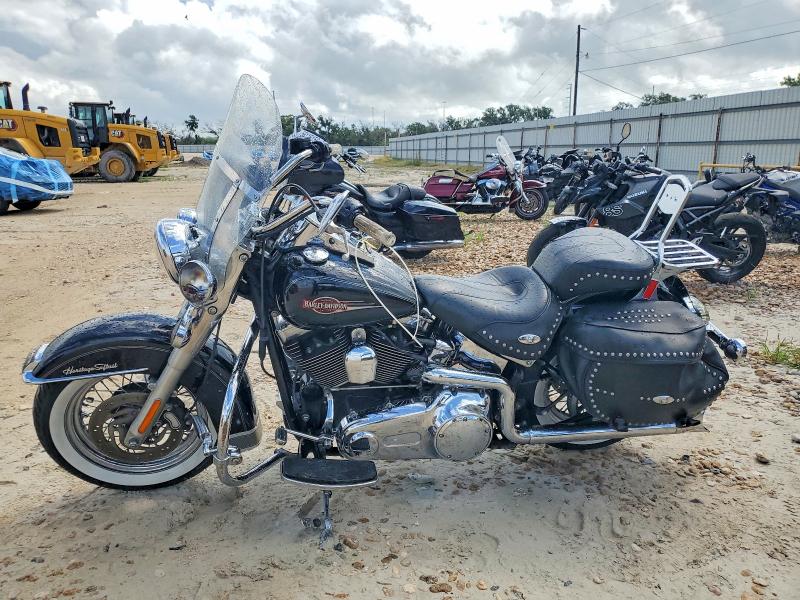 2008 Harley-davidson Flstc VIN 1HD1BW5178Y077186 COPART salvage auction — SIDE, TX - SALVAGE VEHICLE TITLE (P), sold $2,200 on 2026-07-02 (photo 3)