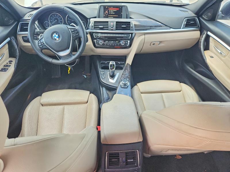 2016 BMW 3er VIN WBA8E5C56GK388355 COPART salvage auction — FRONT END, Tx - Salvage Vehicle Title, sold $3,900 on 2026-07-02 (photo 8)