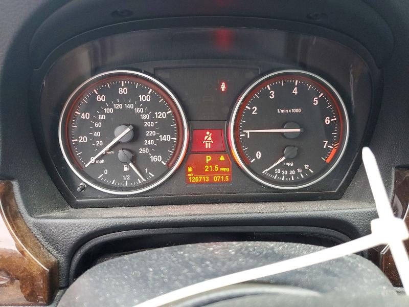 2011 BMW 3 series VIN WBAPK5C57BA656378 COPART salvage auction — FRONT END, PA - CERTIFICATE OF SALVAGE, sold $800 on 2026-07-02 (photo 9)