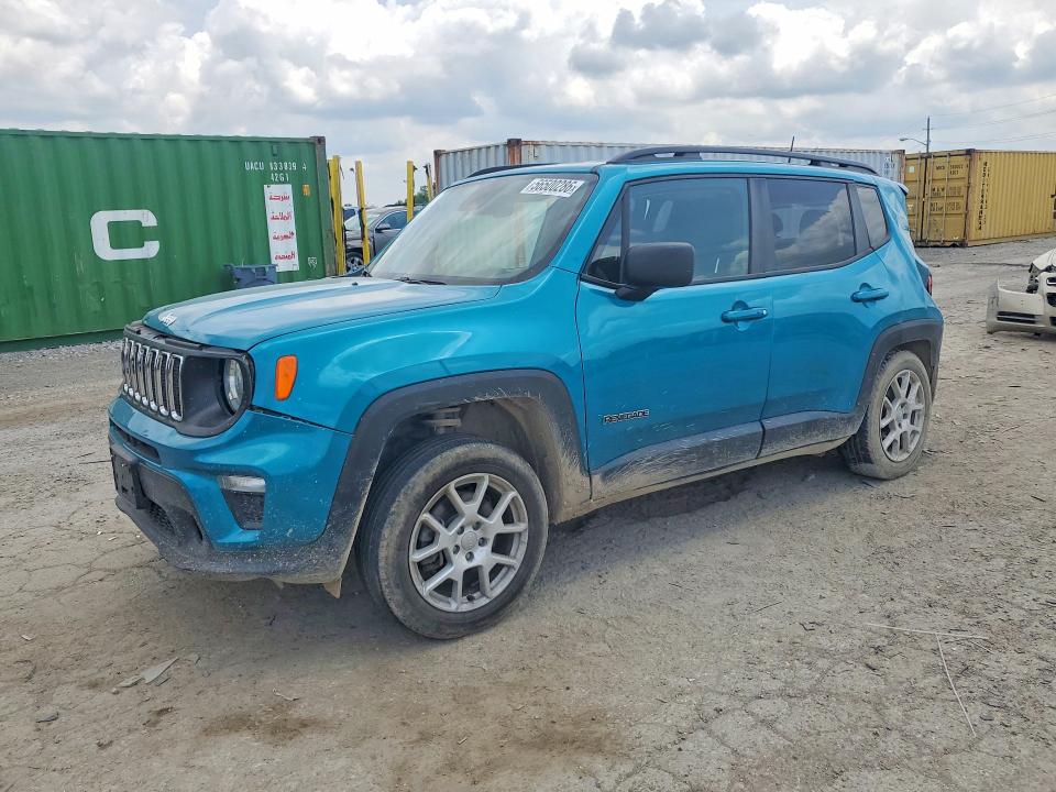 2019 Jeep Renegade VIN ZACNJBAB8KPK53124 COPART salvage auction — REAR END, In - Cert Of Title-Salvage Title, sold $125 on 2026-07-28 (photo 1)