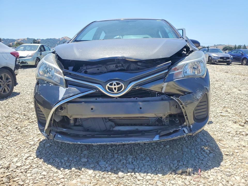 2015 Toyota Yaris VIN VNKKTUD34FA015803 COPART salvage auction — FRONT END, Ca - Salvage Certificate, sold $1,600 on 2026-07-14 (photo 5)