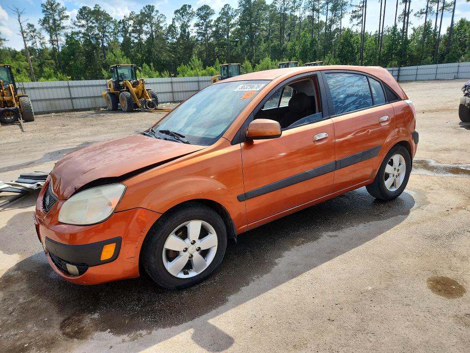2008 Kia Rio VIN KNADE163486409649 COPART salvage auction — FRONT END, Sc - Cert Of Title-Salvage, sold $350 on 2026-07-13 (photo 1)