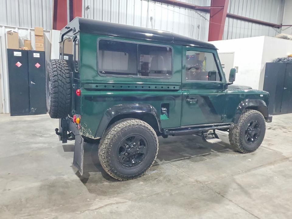 1993 Land rover Defender VIN SALLDVAF7KA921679 COPART salvage auction — FRONT END, Ny - Mv-907A Salvage Certificate, sold $19,100 on 2026-07-28 (photo 3)