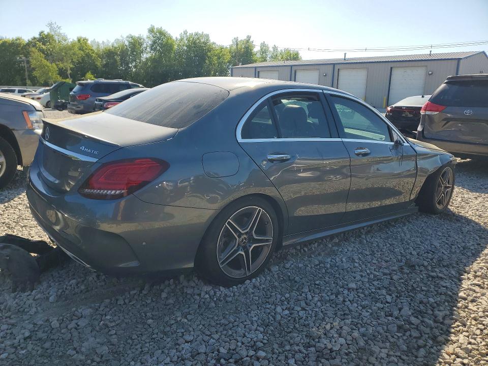 2020 Mercedes-benz C-klasse VIN WDDWF8EB0LR543470 COPART salvage auction — ROLLOVER, Ma - Cert Of Title-Salvage, sold $950 on 2026-07-23 (photo 3)