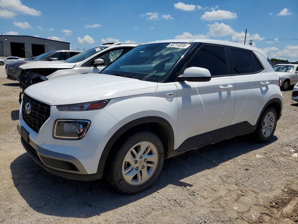 2022 Hyundai Venue VIN KMHRB8A30NU201644 COPART salvage auction — HAIL, Salvage Title, sold $1,750 on 2026-07-21 (photo 1)