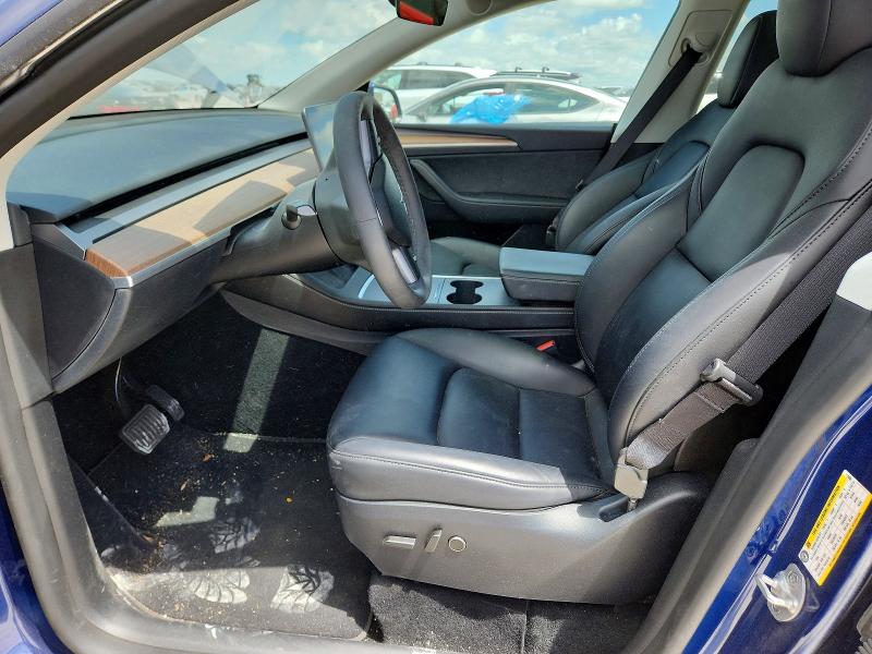 2024 Tesla Model y VIN 7SAYGAEEXRF115490 COPART salvage auction — SIDE, TX - SALVAGE VEHICLE TITLE (P), sold $13,700 on 2026-07-16 (photo 7)
