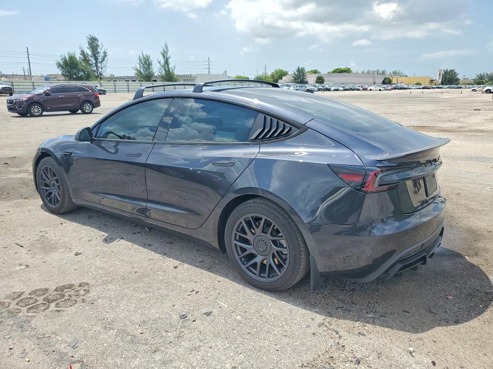 2025 Tesla Model 3 VIN 5YJ3E1EA6SF998777 COPART salvage auction — DAMAGE HISTORY, Ga - Cert Of Title-Salvage (P), sold $15,000 on 2026-07-27 (photo 2)