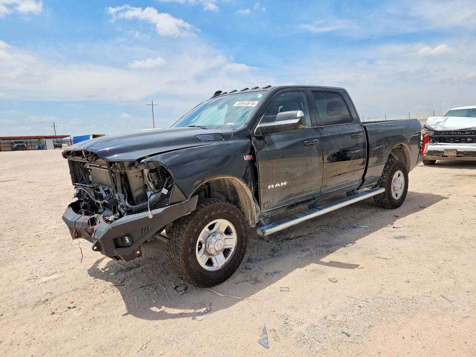2022 Ram VIN 3C6UR5DJ6NG254944 COPART salvage auction — FRONT END, Tx - Salvage Vehicle Title, sold $500 on 2026-07-29 (photo 1)