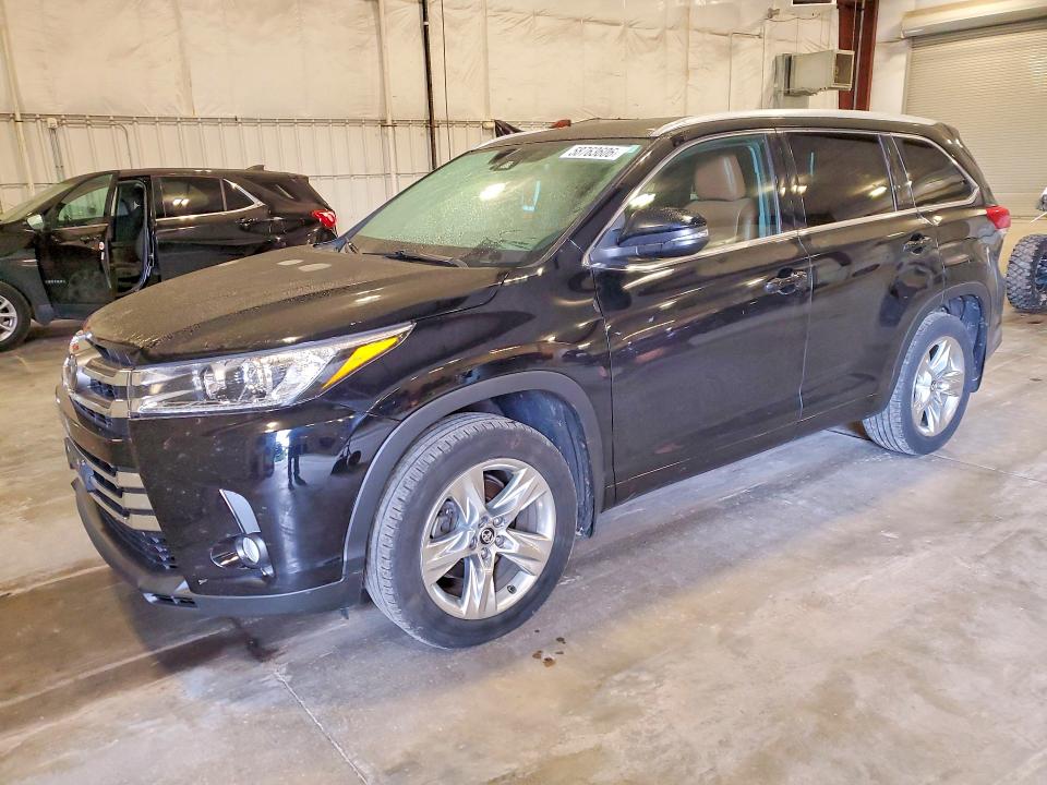 2018 Toyota Highlander VIN 5TDDZRFH0JS812714 COPART salvage auction — HAIL, Mn - Cert Of Title-Salvage, sold $14,100 on 2026-07-13 (photo 1)