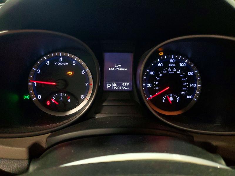 2014 Hyundai Santa fe VIN 5XYZUDLBXEG168522 COPART salvage auction — MECHANICAL, Mn - Certificate Of Title, sold $725 on 2026-07-04 (photo 9)