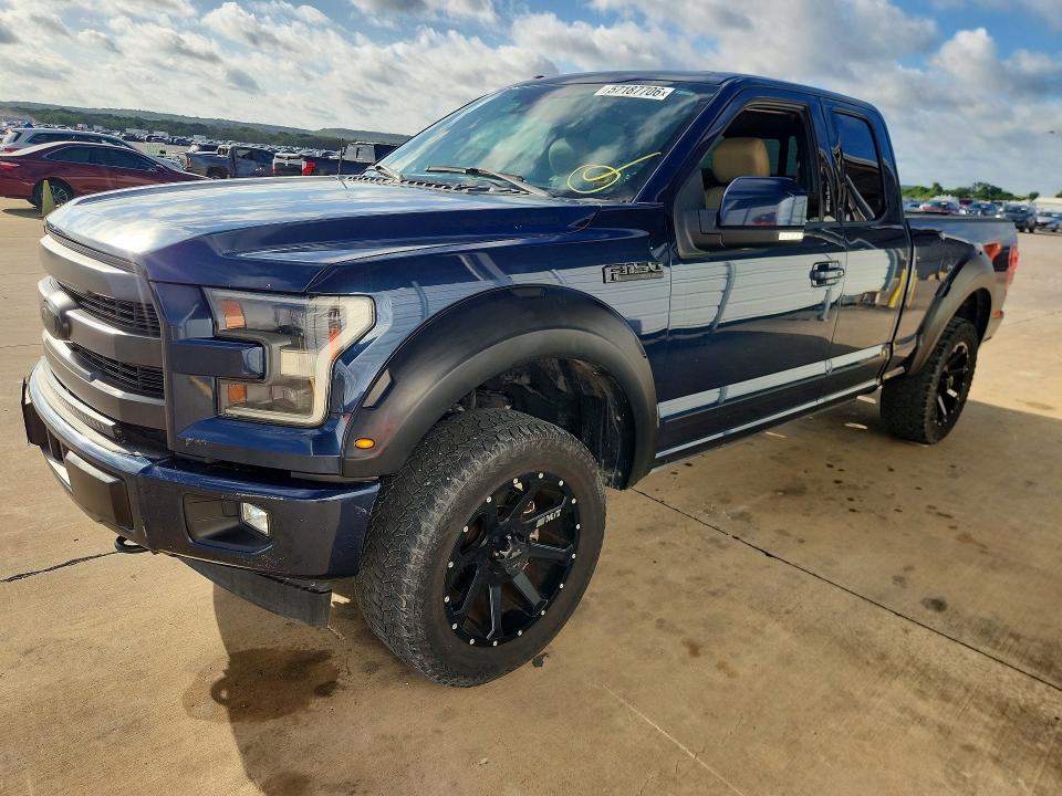 2017 Ford F-150 VIN 1FTFX1EF2HKC00161 COPART salvage auction — SIDE, TX - SALVAGE VEHICLE TITLE, sold $20,400 on 2026-07-29 (photo 1)