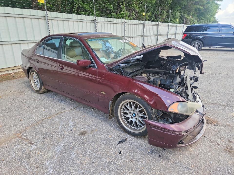 1997 BMW 5 series VIN WBADD6326VBW15988 COPART salvage auction — FRONT END, GA - CERT OF TITLE-SALVAGE (P), sold $250 on 2026-07-17 (photo 4)