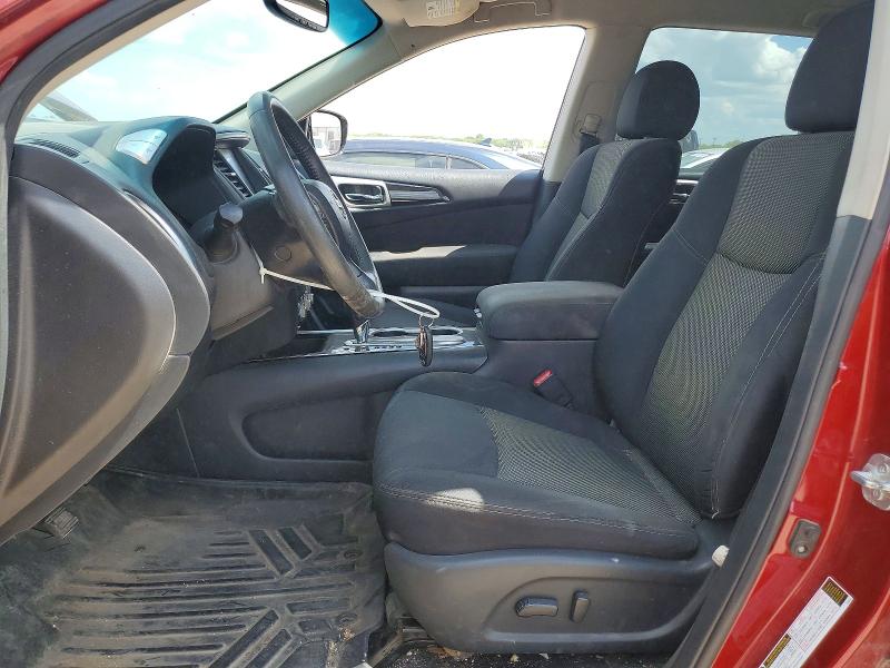 2017 Nissan Pathfinder VIN 5N1DR2MN9HC662805 COPART salvage auction — HAIL, Tx - Certificate Of Title, sold $10 on 2026-07-06 (photo 7)