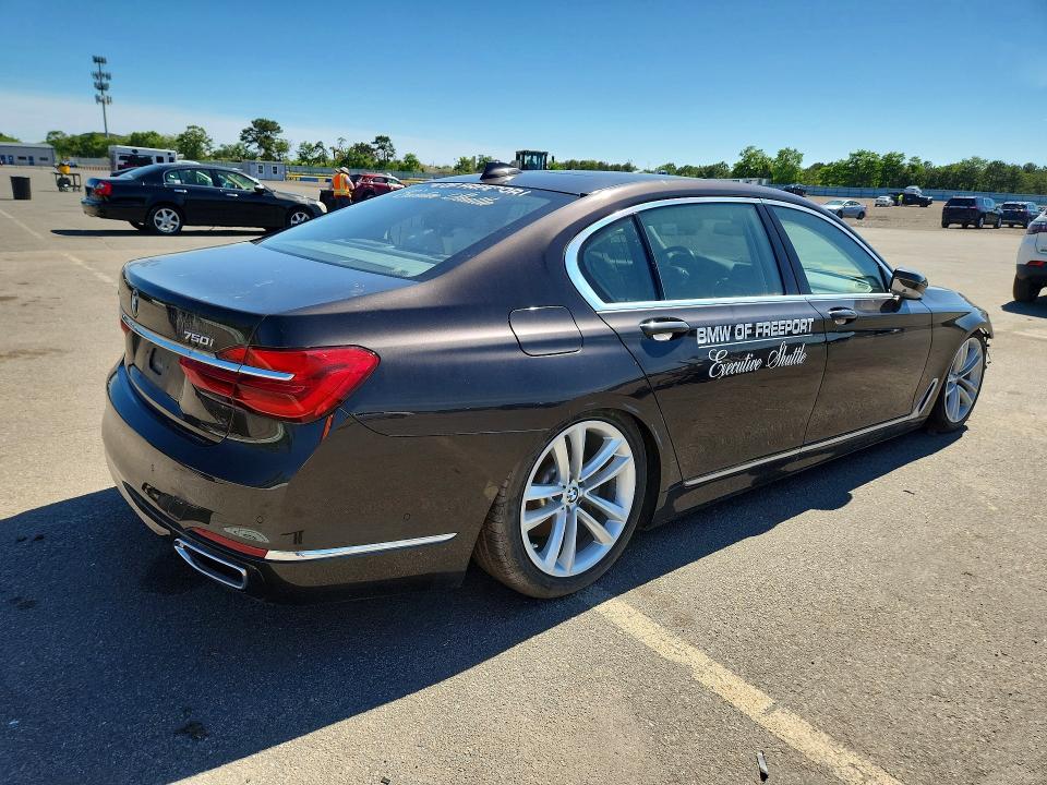 2016 BMW 7er VIN WBA7F2C53GG420172 COPART salvage auction — FRONT END, Ny - Certificate Of Title, sold $6,200 on 2026-08-08 (photo 3)