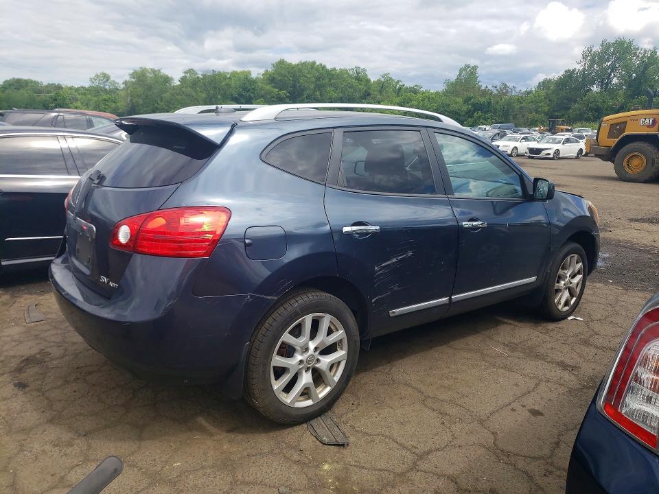 2013 Nissan Rogue VIN JN8AS5MVXDW630598 COPART salvage auction — FRONT END, Ct - Cert Of Title-Salvage, sold $525 on 2026-07-02 (photo 3)