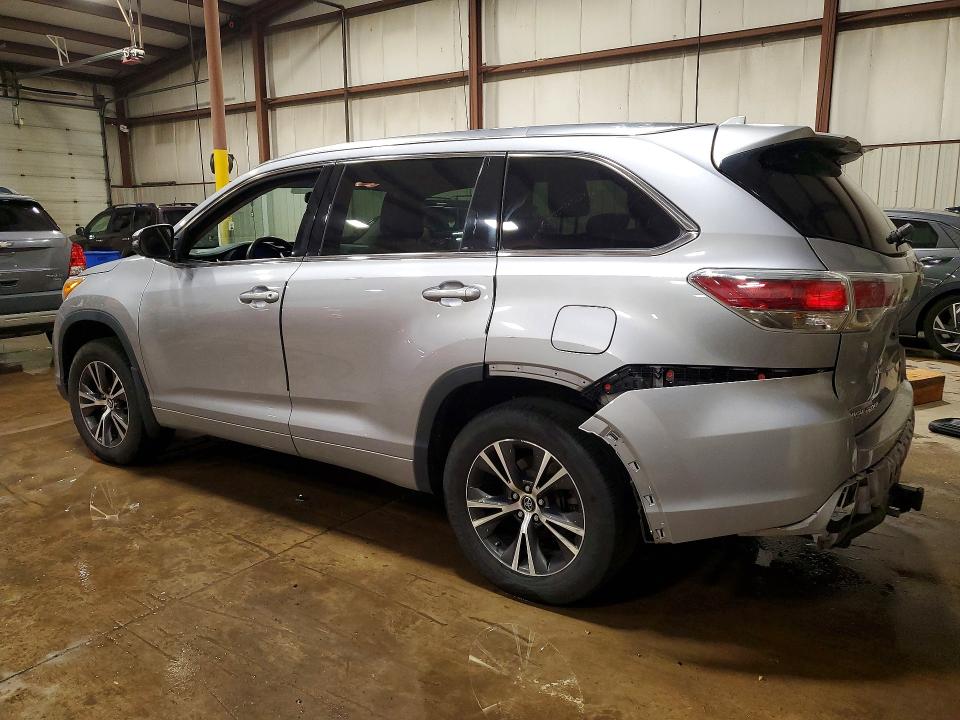 2016 Toyota VIN 5TDJKRFH2GS506940 COPART salvage auction — REAR END, Pa - Certificate Of Salvage, sold $8,200 on 2026-07-10 (photo 2)