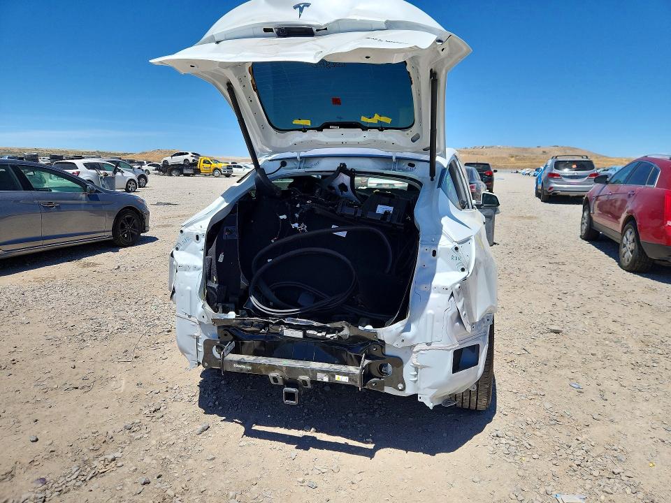 2025 Tesla Model y VIN 7SAYGDEEXSF248757 COPART salvage auction — REAR END, Ut - Salvage Certificate, sold $14,200 on 2026-07-31 (photo 6)