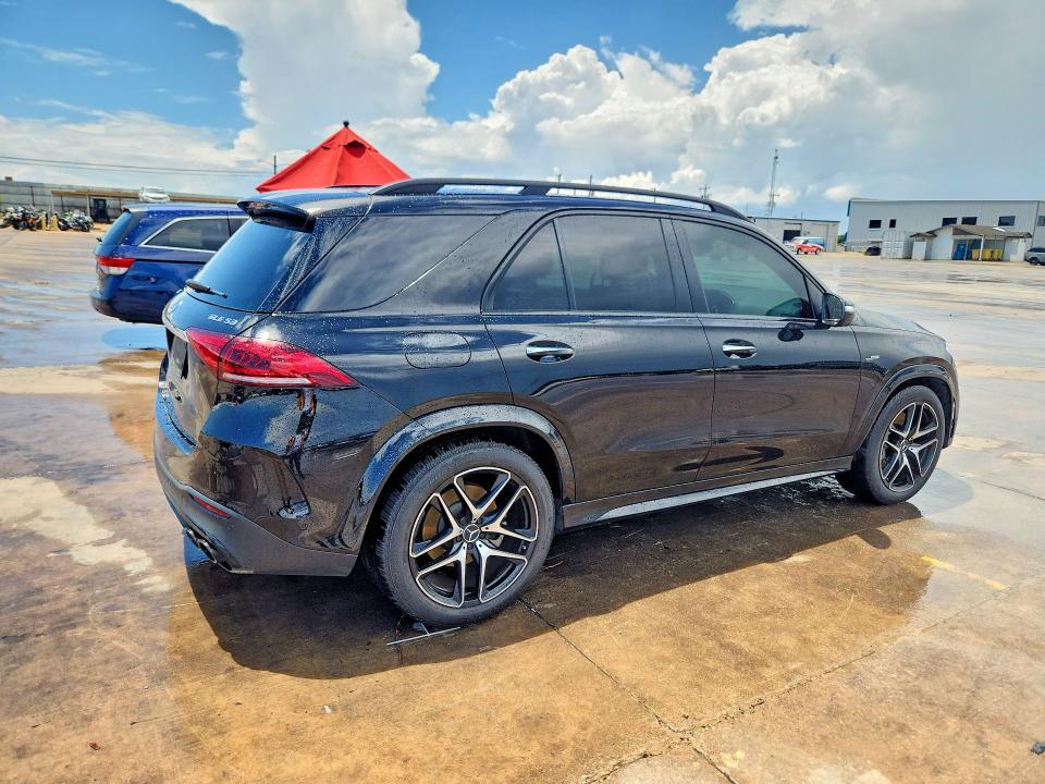 2022 Mercedes-benz Gle VIN 4JGFB6BB4NA654714 COPART salvage auction — FRONT END, Tx - Salvage Vehicle Title, sold $27,250 on 2026-07-09 (photo 3)