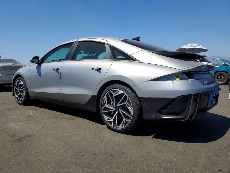 2025 Hyundai Ioniq 6 VIN KMHM34AA9SA087980 COPART salvage auction — SIDE, CA - SALVAGE CERTIFICATE, sold $9,000 on 2026-07-22 (photo 2)
