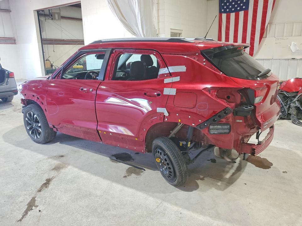 2021 Chevrolet Trailblazer VIN KL79MRSL5MB043408 COPART salvage auction — FRONT END, Ny - Mv-907A Salvage Certificate, sold $1,600 on 2026-07-20 (photo 2)