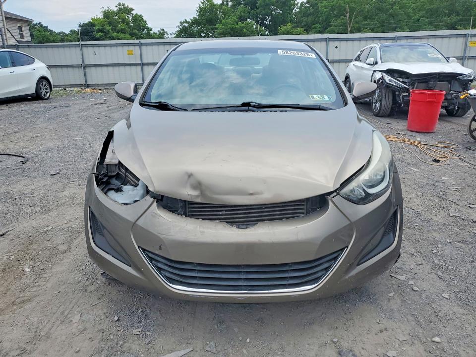 2016 Hyundai VIN 5NPDH4AE2GH771892 COPART salvage auction — FRONT END, Pa - Certificate Of Salvage, sold $1,600 on 2026-07-02 (photo 5)
