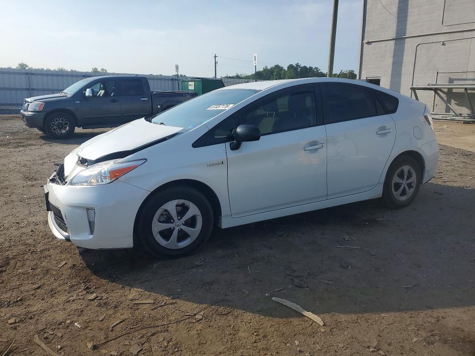 2013 Toyota Prius VIN JTDKN3DU3D5539715 COPART salvage auction — FRONT END, Va - Cert Of Title - Salvage, sold $3,350 on 2026-07-15 (photo 1)