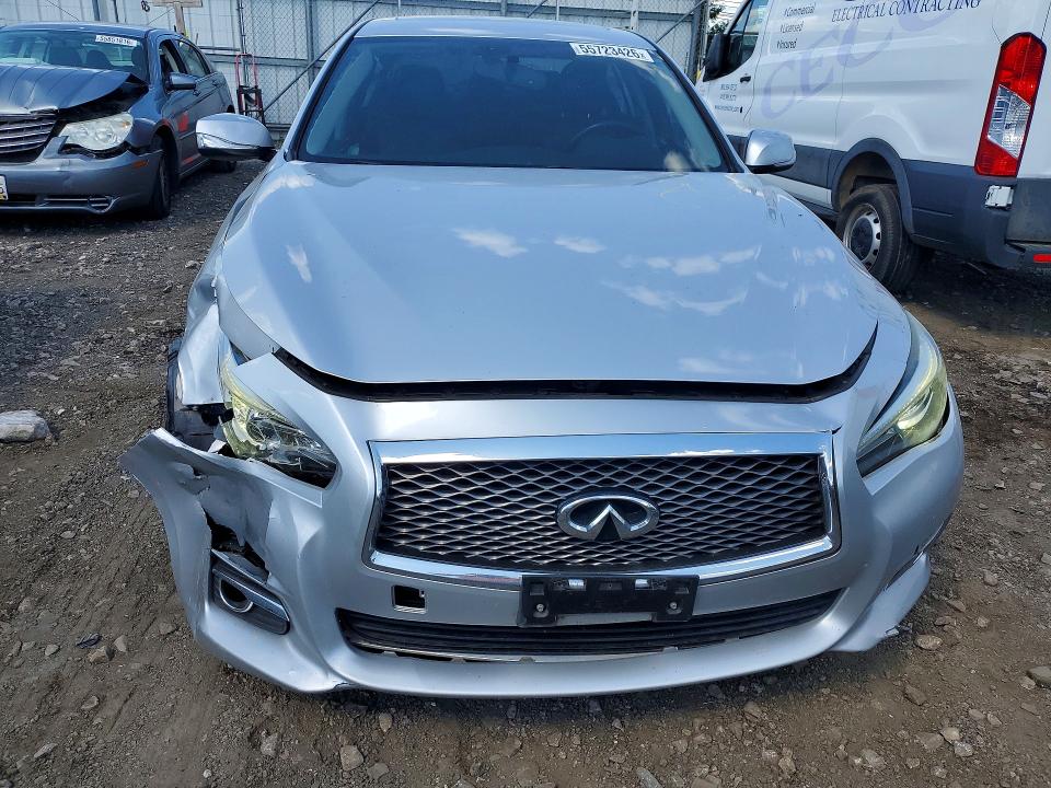 2017 Infiniti VIN JN1EV7ARXHM838976 COPART salvage auction — FRONT END, Md - Cert Of Salvage > 75% Damage, sold $3,550 on 2026-07-06 (photo 5)