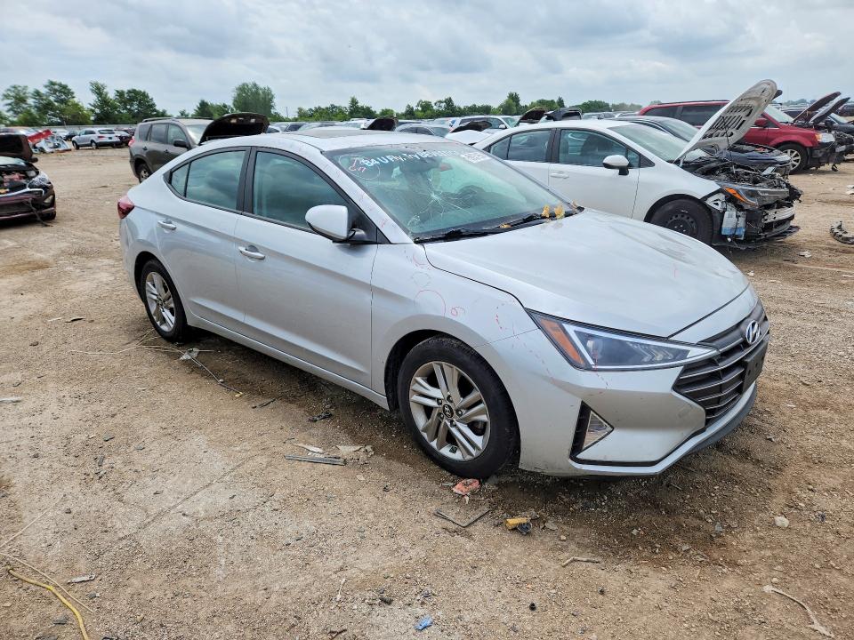 2019 Hyundai Elantra VIN KMHD84LF6KU771345 COPART salvage auction — FRONT END, Il - Salvage Certificate, sold $325 on 2026-07-28 (photo 4)