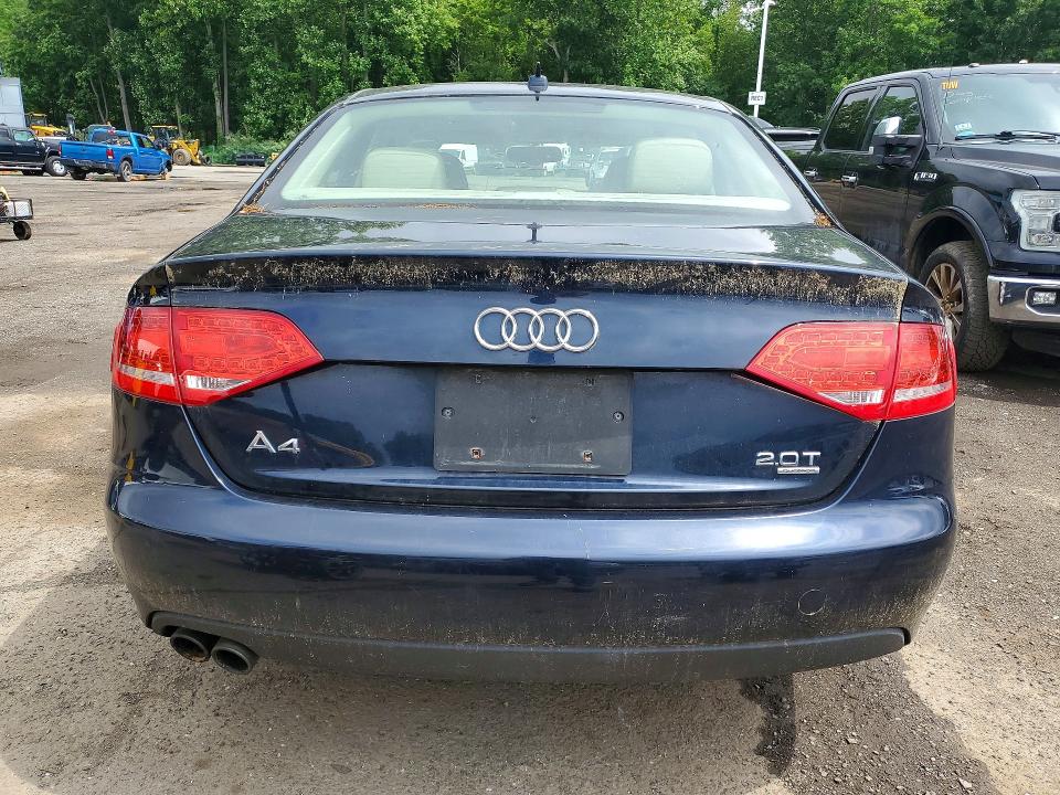 2011 Audi A4 VIN WAUFFAFL9BN048910 COPART salvage auction — MINOR DENT/SCRATCHES, MA - CERTIFICATE OF TITLE, sold $450 on 2026-07-02 (photo 6)