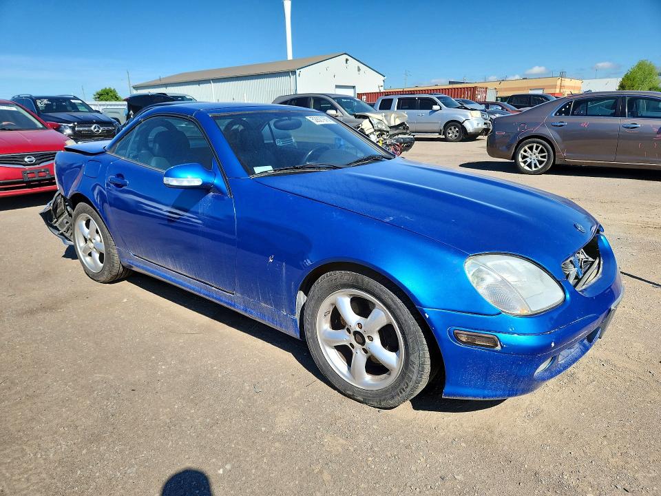 2002 Mercedes-benz Slk-class VIN WDBKK65F22F256075 COPART salvage auction — REAR END, ON - PERMIT SALVAGE, sold $575 on 2026-07-09 (photo 4)