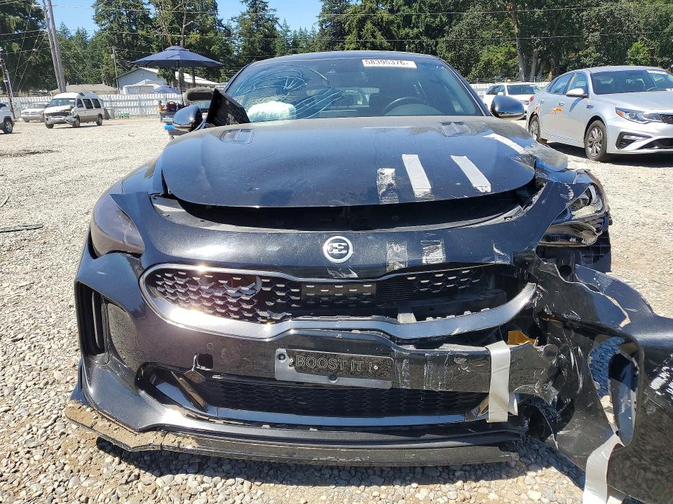 2018 Kia Stinger VIN KNAE45LC3J6011826 COPART salvage auction — FRONT END, Wa - Vehicle Cert Of Ownership-Titl, sold $3,200 on 2026-07-14 (photo 5)