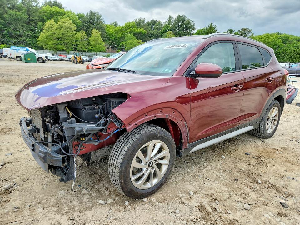 2017 Hyundai VIN KM8J3CA49HU502147 COPART salvage auction — FRONT END, Ma - Cert Of Title-Salvage, sold $2,350 on 2026-07-20 (photo 1)
