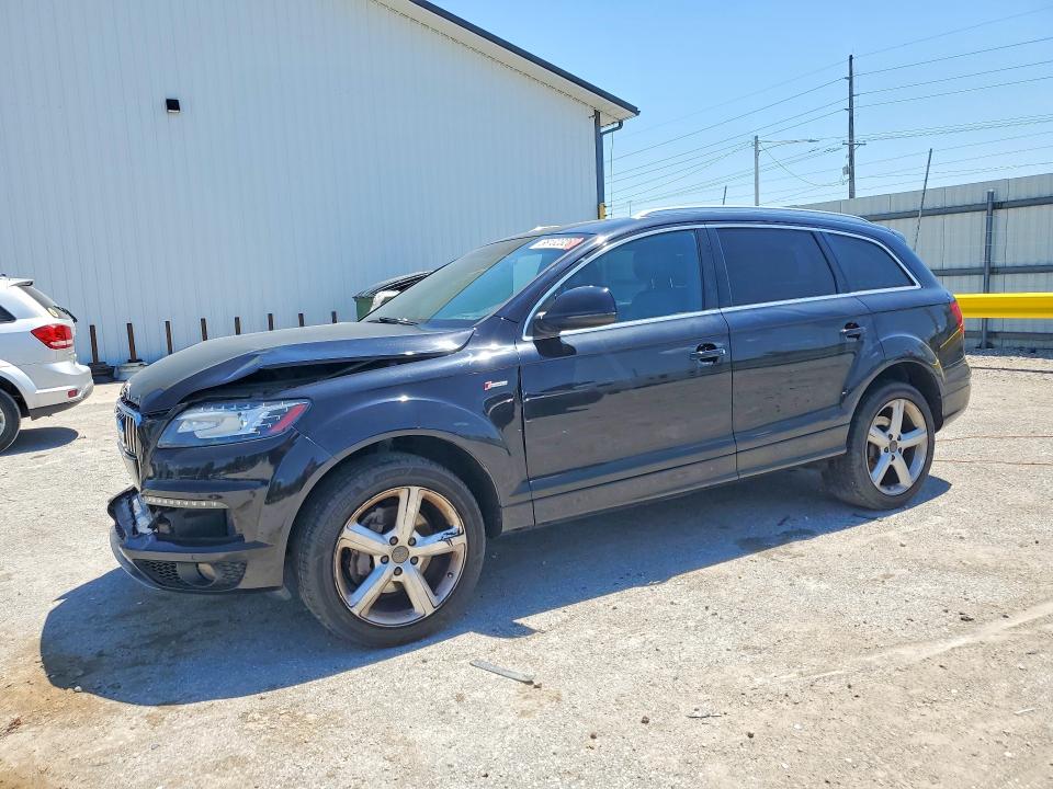 2013 Audi Q7 VIN WA1DGAFEXDD016284 COPART salvage auction — FRONT END, Ia - Cert Of Title-Salvage Title, sold $925 on 2026-07-17 (photo 1)
