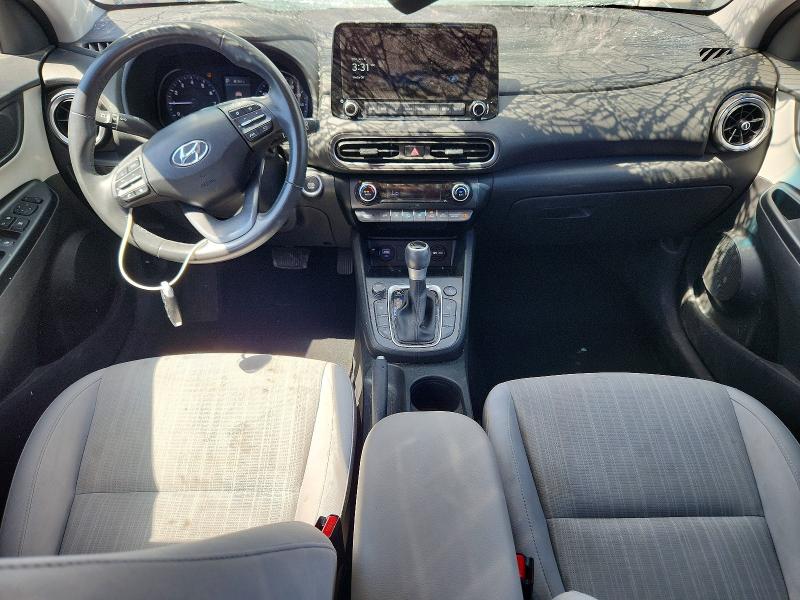 2023 Hyundai Kona VIN KM8K3CAB3PU002972 COPART salvage auction — FRONT END, Ut - Salvage Certificate, sold $3,300 on 2026-07-24 (photo 8)
