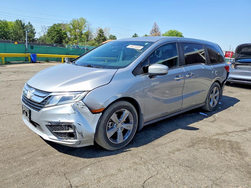 2019 Honda Odyssey VIN 5FNRL6H79KB006998 COPART salvage auction — REAR END, Co - Public - Salvage Title, sold $275 on 2026-07-28 (photo 1)