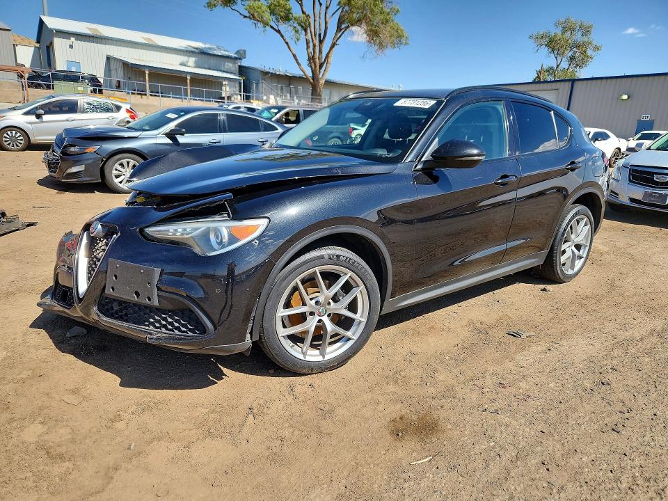 2018 Alfa romeo VIN ZASFAKPN2J7B91649 COPART salvage auction — FRONT END, Nm - Cert Of Title-Salvage, sold $1,450 on 2026-08-10 (photo 1)