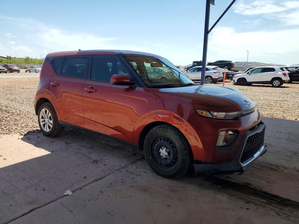 2021 Kia Soul VIN KNDJ23AU9M7742623 COPART salvage auction — FRONT END, Az - Cert Of Title - Salvage, sold $2,700 on 2026-07-02 (photo 4)