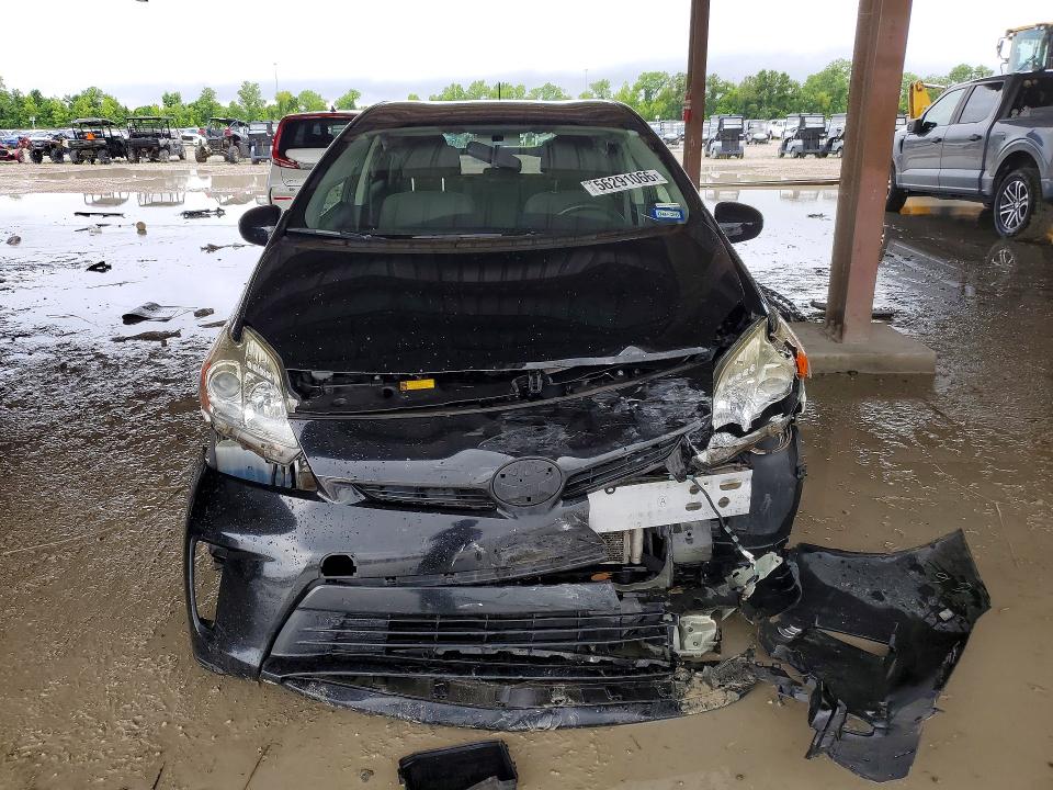 2015 Toyota Prius VIN JTDKN3DU8F0427282 COPART salvage auction — FRONT END, Tx - Salvage Vehicle Title, sold $1,300 on 2026-07-21 (photo 5)