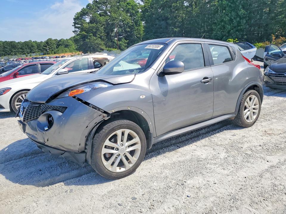 2014 Nissan Juke VIN JN8AF5MV4ET483265 COPART salvage auction — FRONT END, Ga - Cert Of Title-Salvage, sold $675 on 2026-07-06 (photo 1)