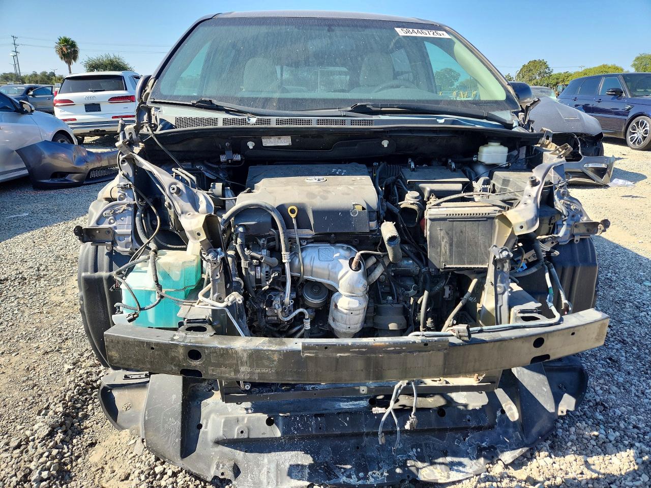 2014 Toyota Sienna VIN 5TDKK3DC5ES466620 COPART salvage auction — Front End, CA - SALVAGE CERTIFICATE, sold $2,200 on 2026-07-10 (photo 5)