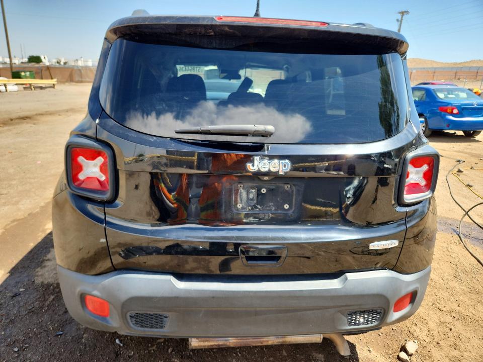 2018 Jeep Renegade VIN ZACCJABB9JPH59823 COPART salvage auction — FRONT END, Nm - Cert Of Title-Salvage, sold $550 on 2026-08-10 (photo 6)
