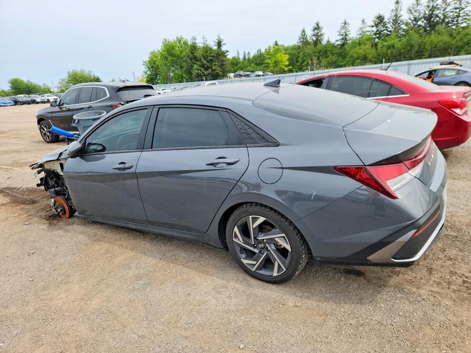 2025 Hyundai Elantra VIN KMHLM4DG8SU966989 COPART salvage auction — FRONT END, On - Permit Salvage, sold $4,250 on 2026-07-16 (photo 2)