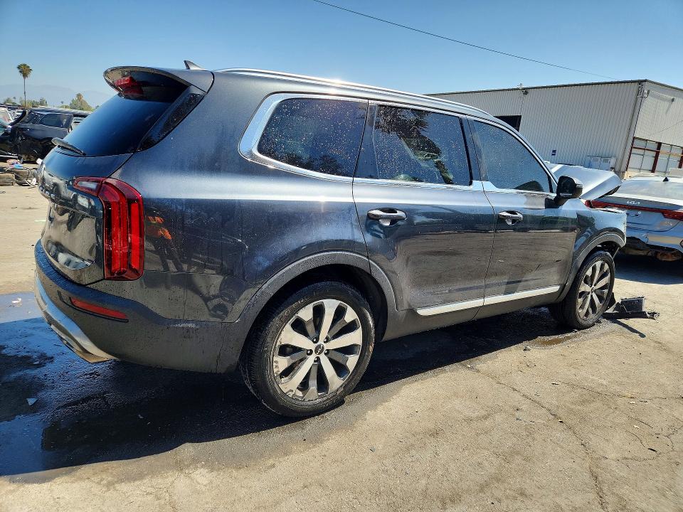 2022 Kia Telluride VIN 5XYP34HC1NG254779 COPART salvage auction — FRONT END, CA - CERTIFICATE OF TITLE, sold $1,550 on 2026-07-23 (photo 3)