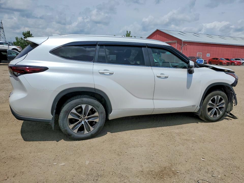 2025 Toyota Hylander VIN 5TDKBRCH5SS650497 COPART salvage auction — FRONT END, ON - PERMIT SALVAGE, sold $6,400 on 2026-07-21 (photo 3)