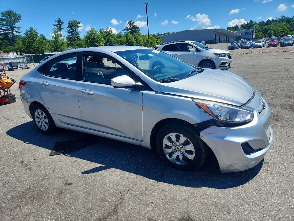 2016 Hyundai Accent VIN KMHCT4AEXGU089273 COPART salvage auction — FRONT END, Sc - Cert Of Title-Salvage, sold $475 on 2026-07-21 (photo 4)