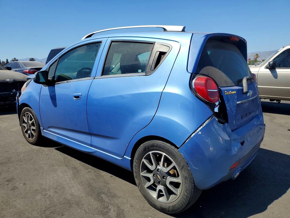 2015 Chevrolet Spark VIN KL8CF6S9XFC744506 COPART salvage auction — FRONT END, Ca - Salvage Certificate, sold $650 on 2026-07-06 (photo 2)