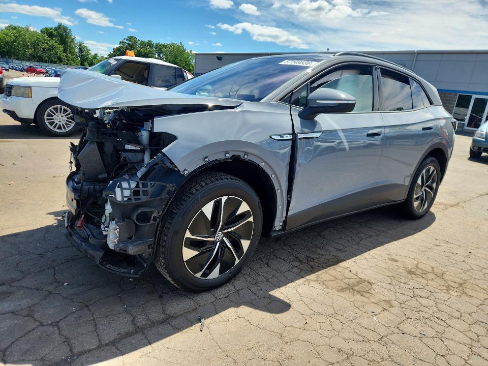 2022 Volkswagen Id.4 VIN WVGGNPE26NP068395 COPART salvage auction — FRONT END, CT - CERT OF TITLE-SALVAGE, sold $6,700 on 2026-07-31 (photo 1)